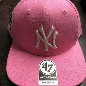 Pink NY Yankee SnapBack